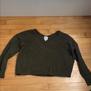 V neck sweater